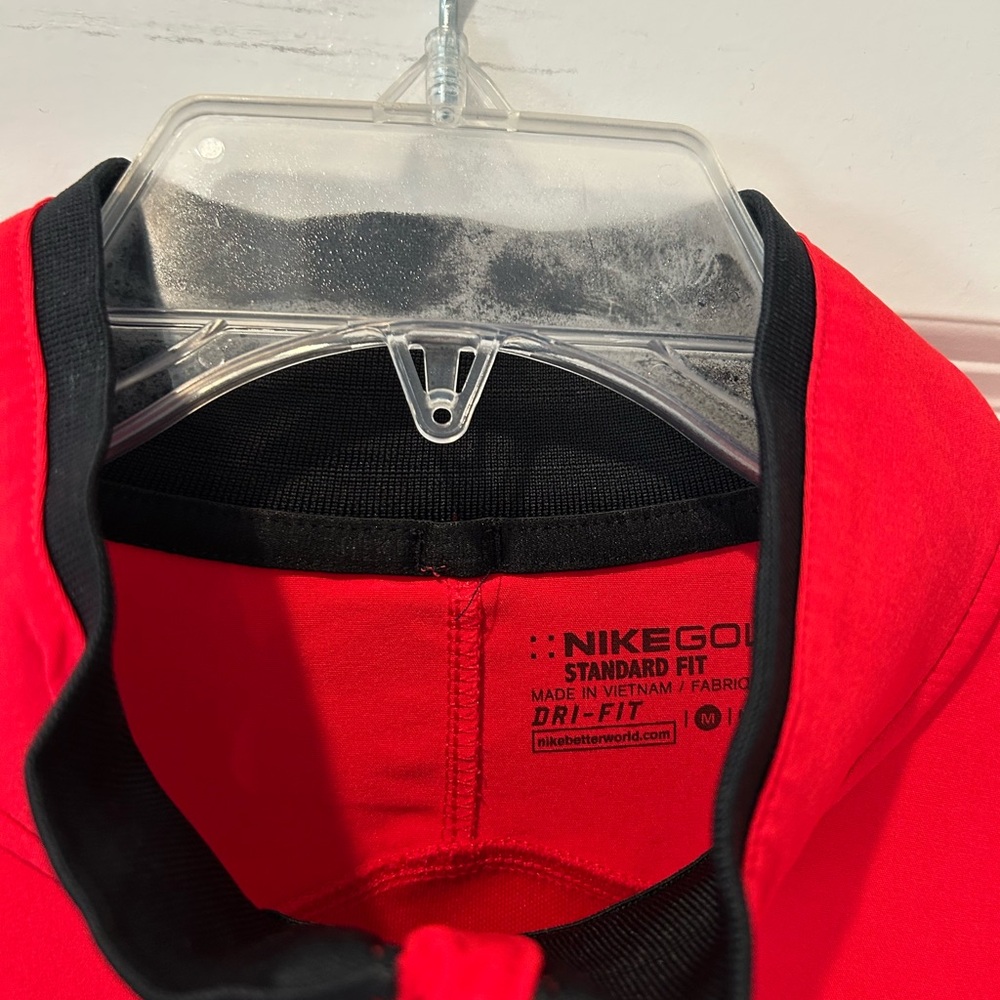 Nike Red Men's Ole Miss Qtr Zip Jacket - Picture 4 of 9